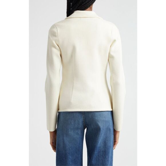 Rag & Bone Women's Cream Alex Merino Wool Blend Blazer Suit Jacket XS NWOT - Picture 2 of 11